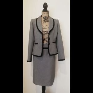Tahari Textured Skirt Suit